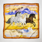 Wild Horizon Sunlit Clay Silk Scarf